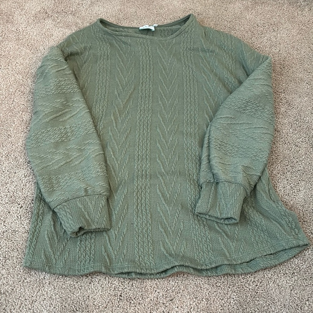 Green sweater